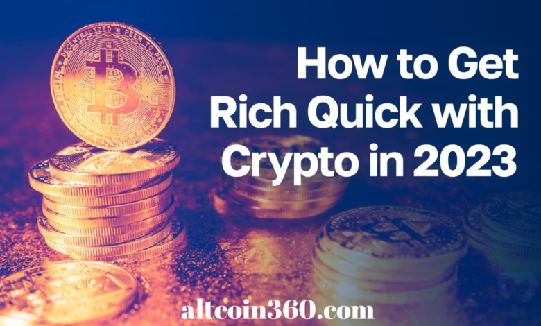 get rich with crypto